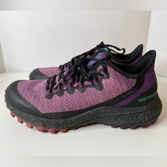 MERRELL Women's Bravada Size 8M Waterproof Hiking Shoes in Erica/Peacock Size 8M - Picture 7 of 15